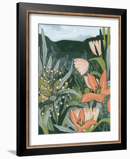 Spring Valley Blooms II-June Vess-Framed Art Print