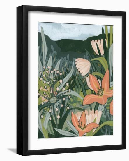 Spring Valley Blooms II-June Vess-Framed Art Print