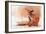 Spring Vixen, 2022, (pastel on paper)-Mark Adlington-Framed Giclee Print