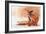 Spring Vixen, 2022, (pastel on paper)-Mark Adlington-Framed Giclee Print