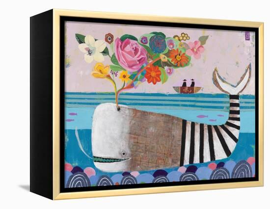 Spring Whale-Nathaniel Mather-Framed Premier Image Canvas