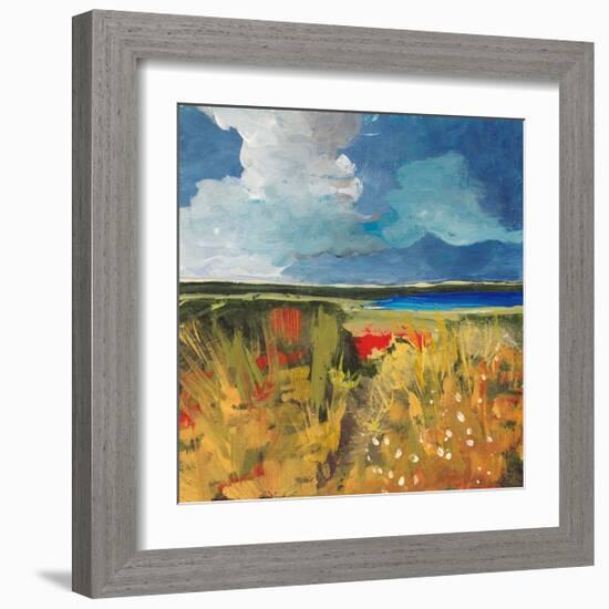 Spring Wildflowers-Jan Weiss-Framed Premium Giclee Print