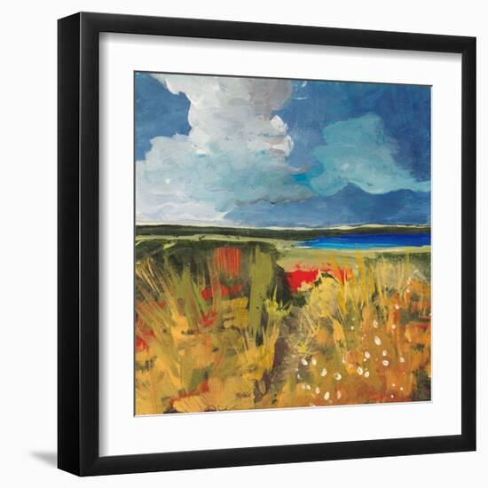 Spring Wildflowers-Jan Weiss-Framed Premium Giclee Print