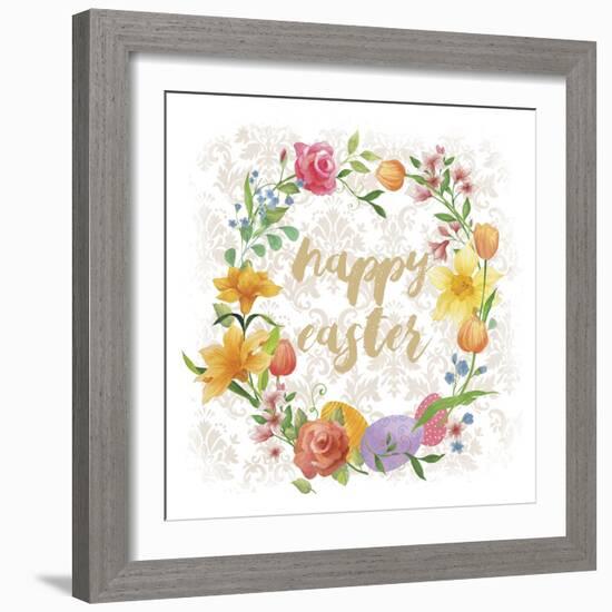 Spring Wreath-Fiona Stokes-Gilbert-Framed Giclee Print