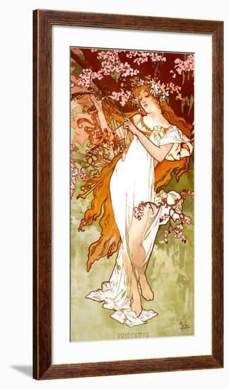 Spring-Alphonse Mucha-Framed Art Print