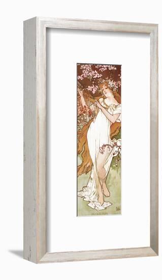 Spring-Alphonse Mucha-Framed Premium Giclee Print