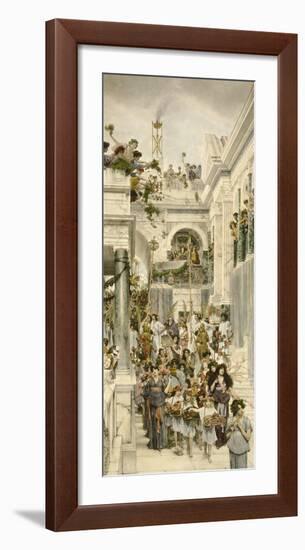 Spring-Sir Lawrence Alma-Tadema-Framed Premium Giclee Print