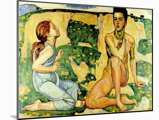 Spring-Ferdinand Hodler-Mounted Giclee Print