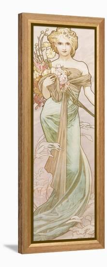 Spring-Alphonse Mucha-Framed Premier Image Canvas