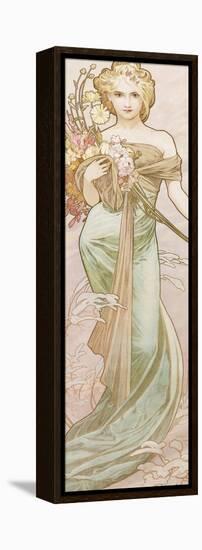 Spring-Alphonse Mucha-Framed Premier Image Canvas