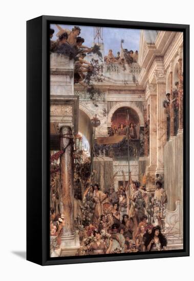 Spring-Sir Lawrence Alma-Tadema-Framed Stretched Canvas