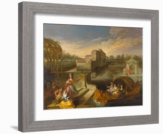 Spring-Jean Antoine Watteau-Framed Giclee Print