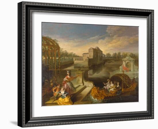 Spring-Jean Antoine Watteau-Framed Giclee Print