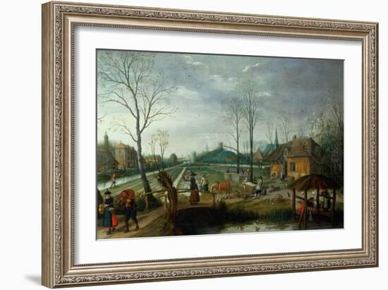 Spring-Sebastian Vrancx-Framed Giclee Print