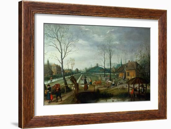 Spring-Sebastian Vrancx-Framed Giclee Print