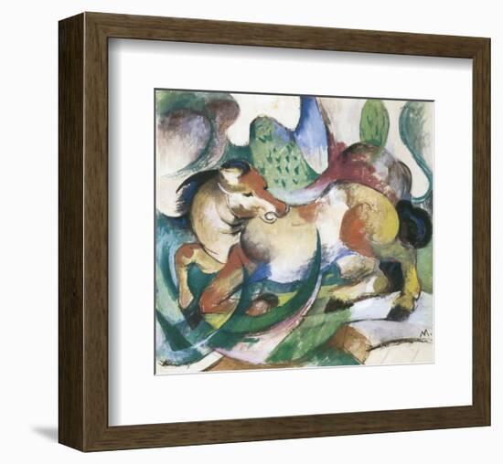 Springendes Pferd-Franz Marc-Framed Premium Giclee Print