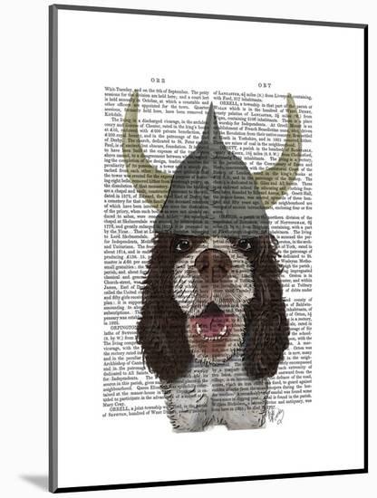 Springer Spaniel Viking-Fab Funky-Mounted Art Print