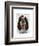 Springer Spaniel with Cupcake-Fab Funky-Framed Art Print