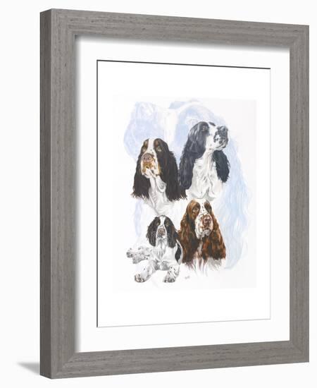 Springer Spaniel-Barbara Keith-Framed Giclee Print