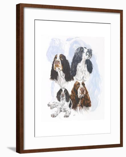 Springer Spaniel-Barbara Keith-Framed Giclee Print