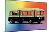 Springfield Transportation Company Bus-null-Mounted Art Print