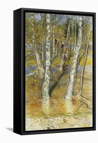 Springflood, 1902-Carl Larsson-Framed Premier Image Canvas