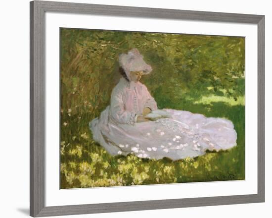 Springtime, 1872-Claude Monet-Framed Giclee Print