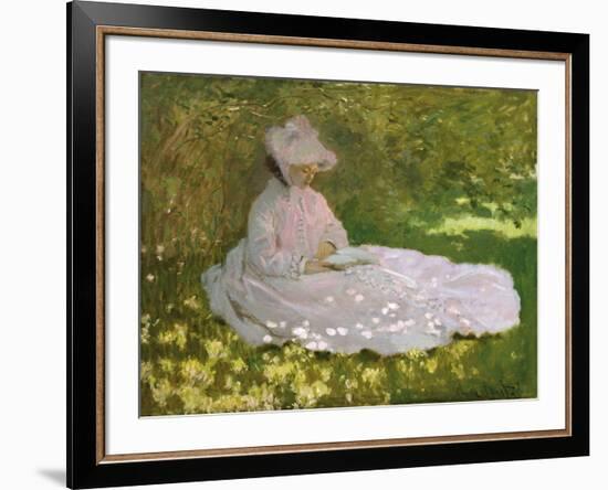 Springtime, 1872-Claude Monet-Framed Giclee Print