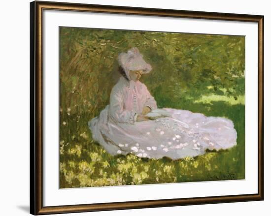 Springtime, 1872-Claude Monet-Framed Giclee Print