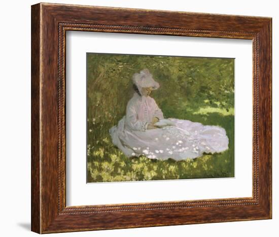 Springtime, 1872-Claude Monet-Framed Art Print