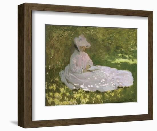 Springtime, 1872-Claude Monet-Framed Art Print