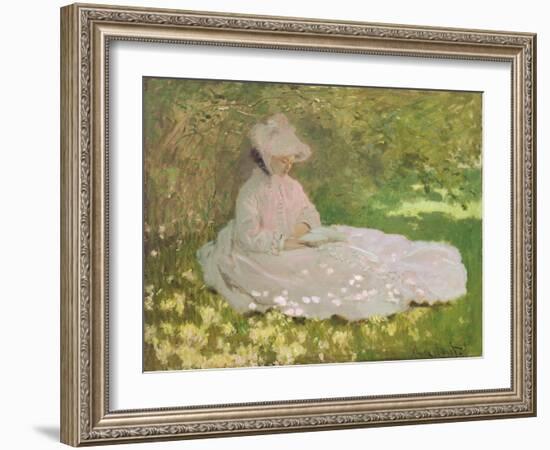 Springtime, 1872-Claude Monet-Framed Giclee Print