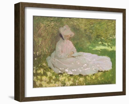 Springtime, 1872-Claude Monet-Framed Giclee Print