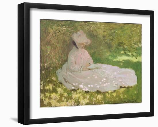 Springtime, 1872-Claude Monet-Framed Giclee Print