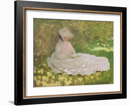 Springtime, 1872-Claude Monet-Framed Giclee Print