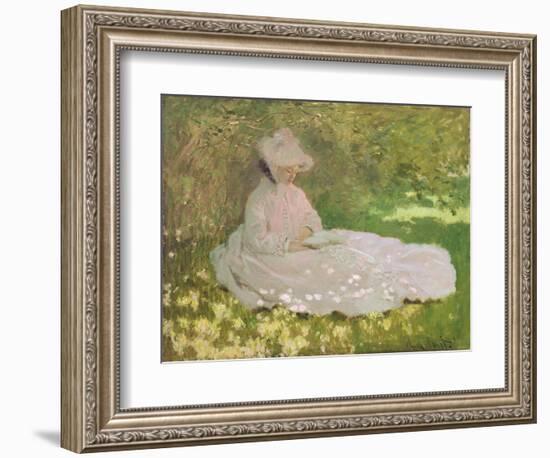 Springtime, 1872-Claude Monet-Framed Giclee Print