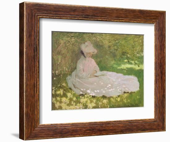 Springtime, 1872-Claude Monet-Framed Giclee Print