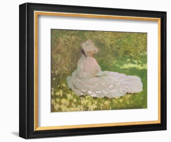 Springtime, 1872-Claude Monet-Framed Giclee Print