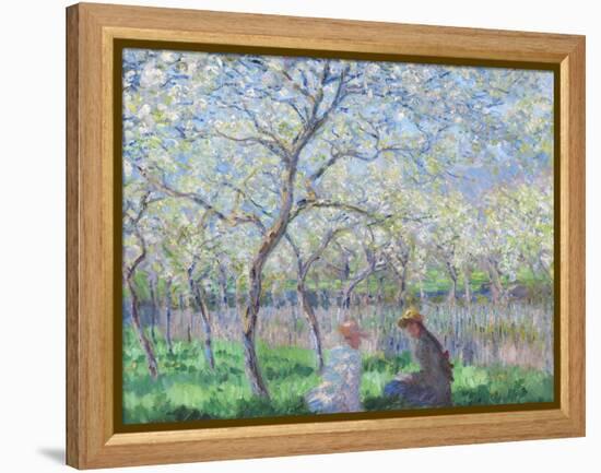 Springtime, 1886-Claude Monet-Framed Premier Image Canvas