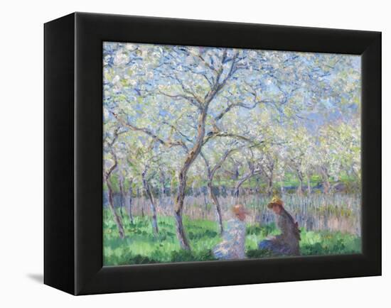 Springtime, 1886-Claude Monet-Framed Premier Image Canvas