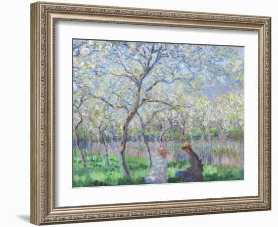 Springtime, 1886-Claude Monet-Framed Giclee Print