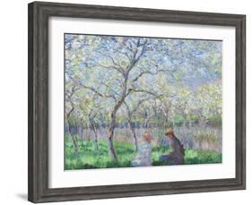 Springtime, 1886-Claude Monet-Framed Giclee Print