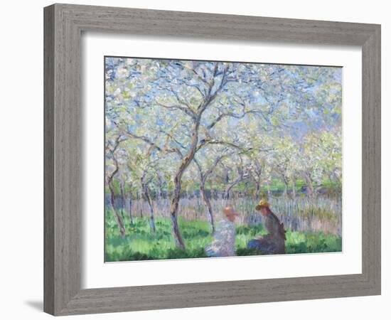 Springtime, 1886-Claude Monet-Framed Giclee Print