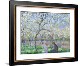 Springtime, 1886-Claude Monet-Framed Giclee Print