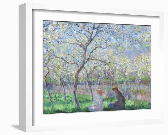 Springtime, 1886-Claude Monet-Framed Giclee Print