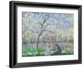 Springtime, 1886-Claude Monet-Framed Giclee Print