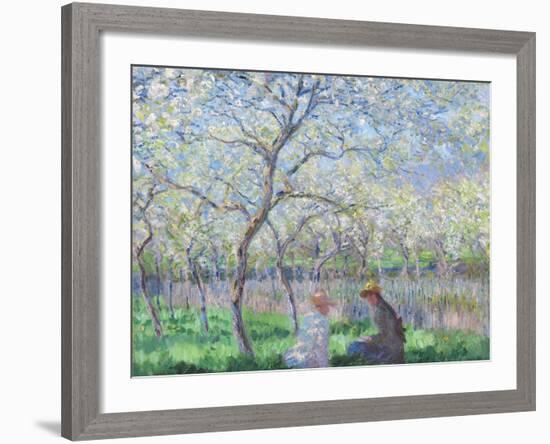 Springtime, 1886-Claude Monet-Framed Giclee Print