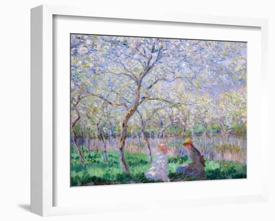 Springtime, 1886-Claude Monet-Framed Giclee Print