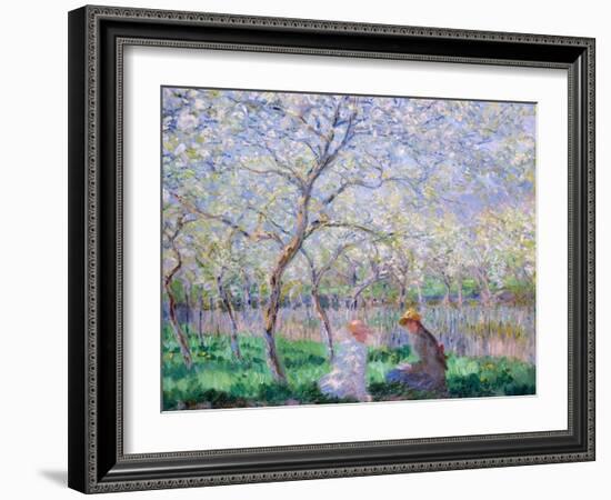 Springtime, 1886-Claude Monet-Framed Giclee Print