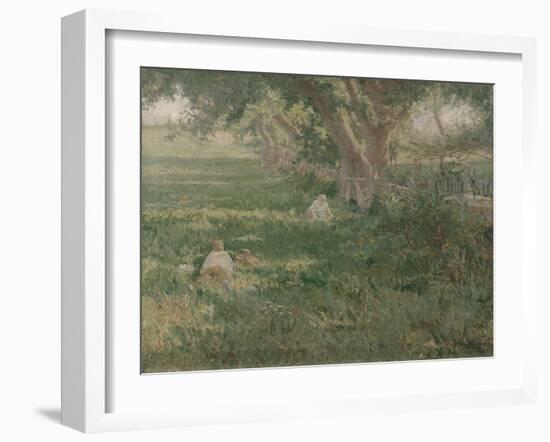 Springtime, 1901 (Oil on Canvas)-Julian Onderdonk-Framed Giclee Print